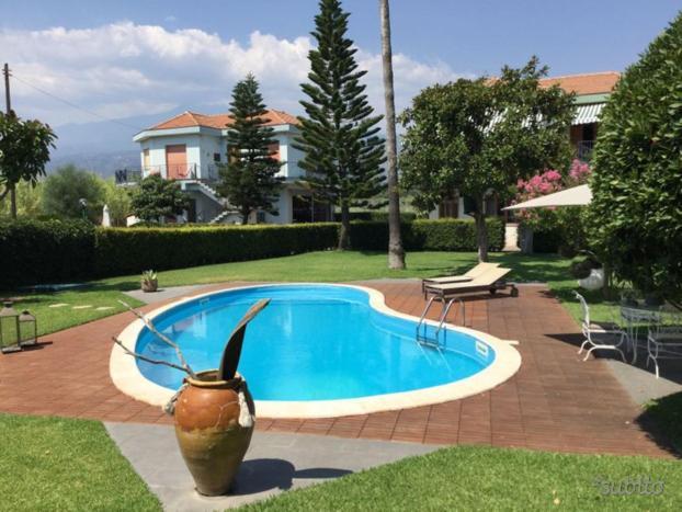 Villa Con Piscina Esclusiva Vista Etna Маскалі Екстер'єр фото